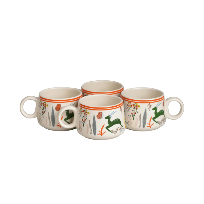 Handmade Ceramic Tea Cup Set