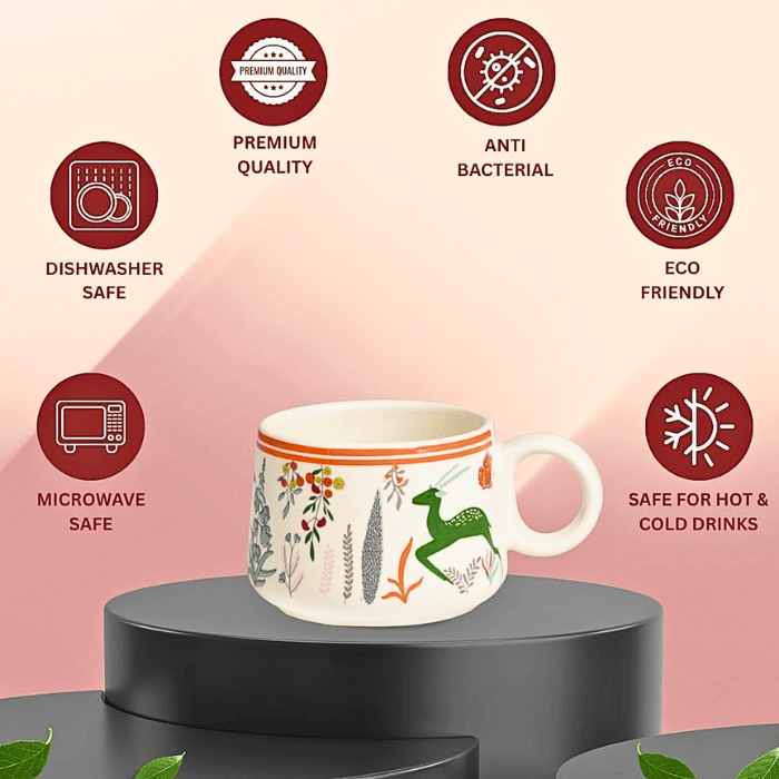 Handmade Ceramic Tea Cup Set