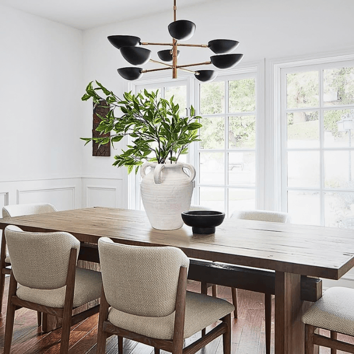 Handcrafted Terracotta Flower Vase – 9.8" Vintage White Ceramic Vase