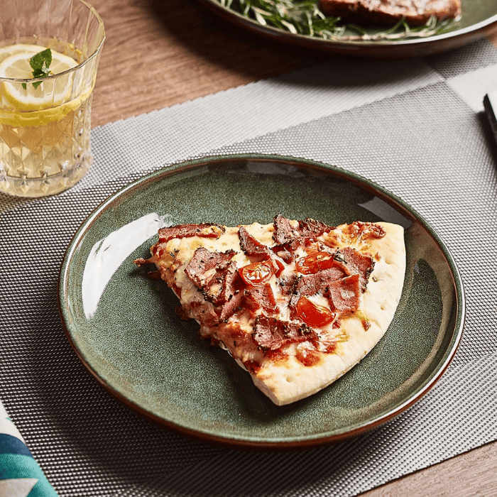 Terracotta Reactive Glaze Plates and Bowls Set