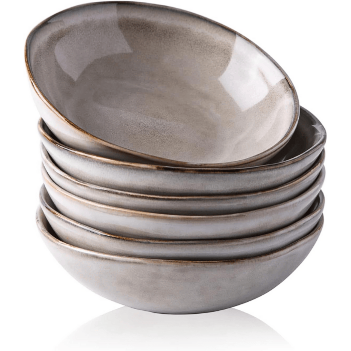 Ceramic Cereal Bowls Set of 6